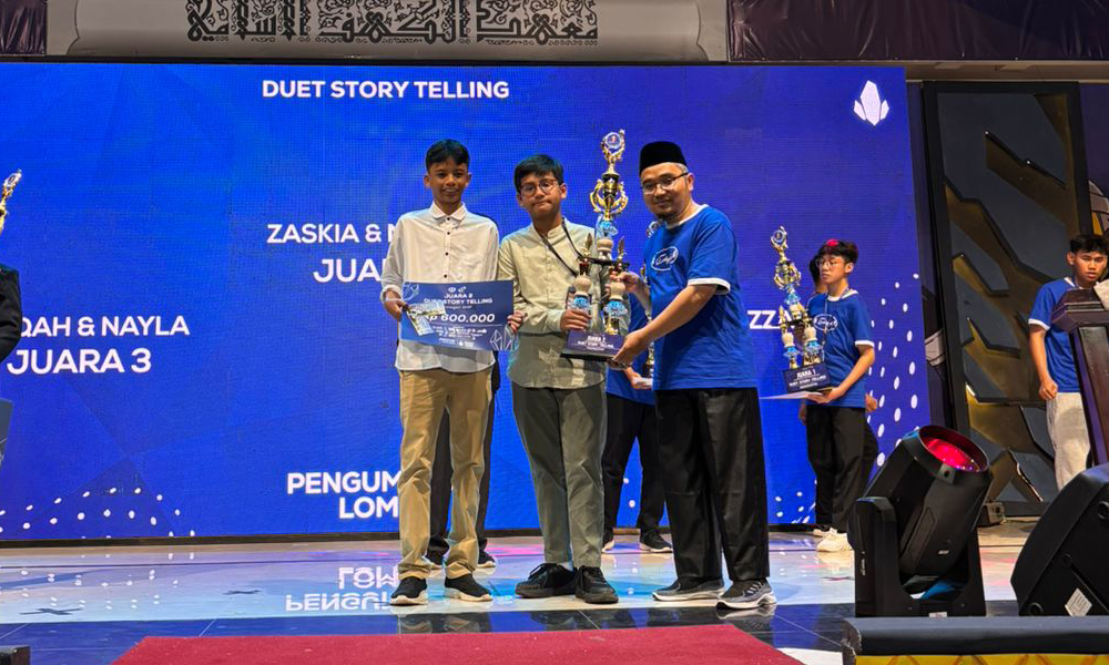 SMP Al-Aqsyar Raih Juara 2 Lomba Duet Story Telling Education Festival 2025 juara 2 story telling