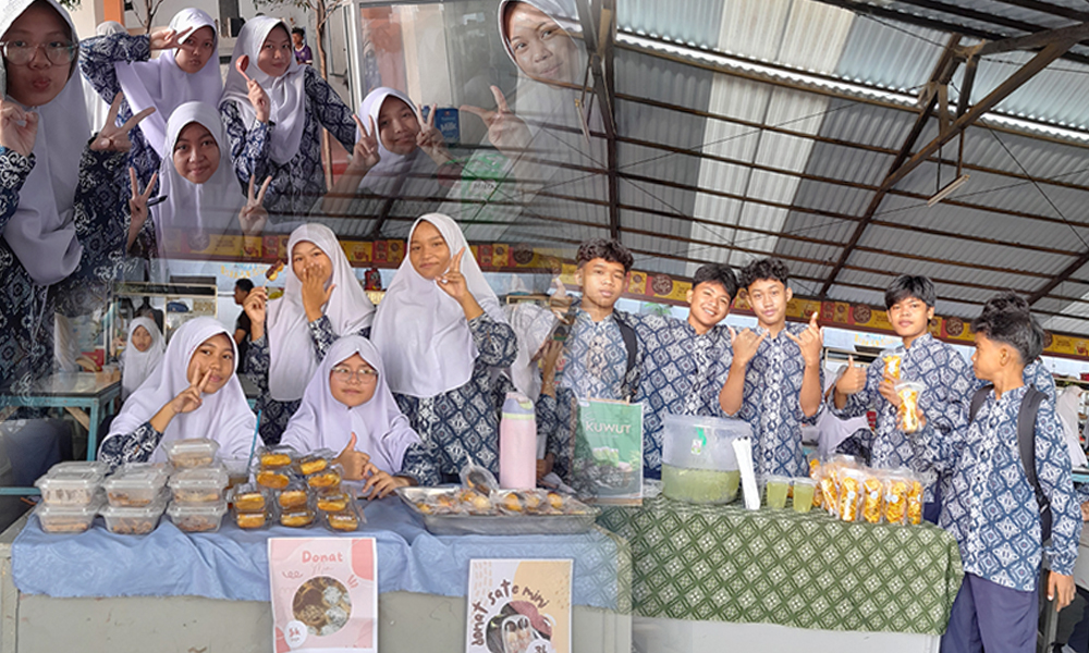 Market Day SMP Al-Aqsyar Cetak Entrepreneur melalui Kolaborasi dan Kreativitas header market day